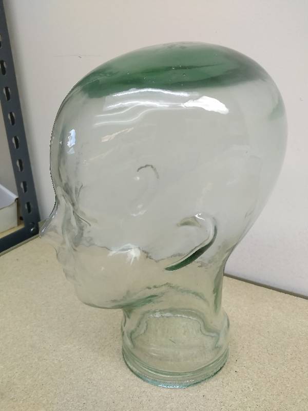 lot 42 image: Glass Mannequin Head