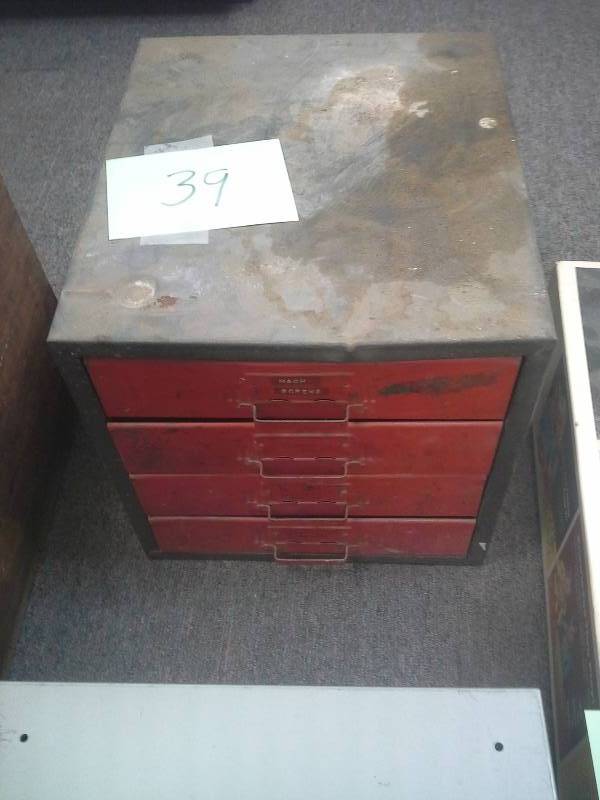 lot 39 image: Metal Storage Boxes(2)