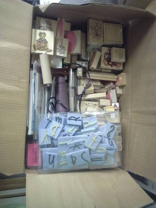 lot 60 image: Box of CraftStamping Good