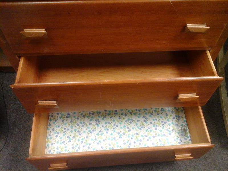 lot 120 image: Wood Dresser