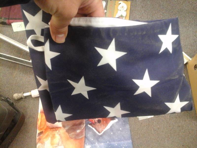 lot 123 image: Flag Pole with Flags