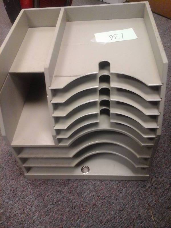 lot 136 image: Desktop File Holder