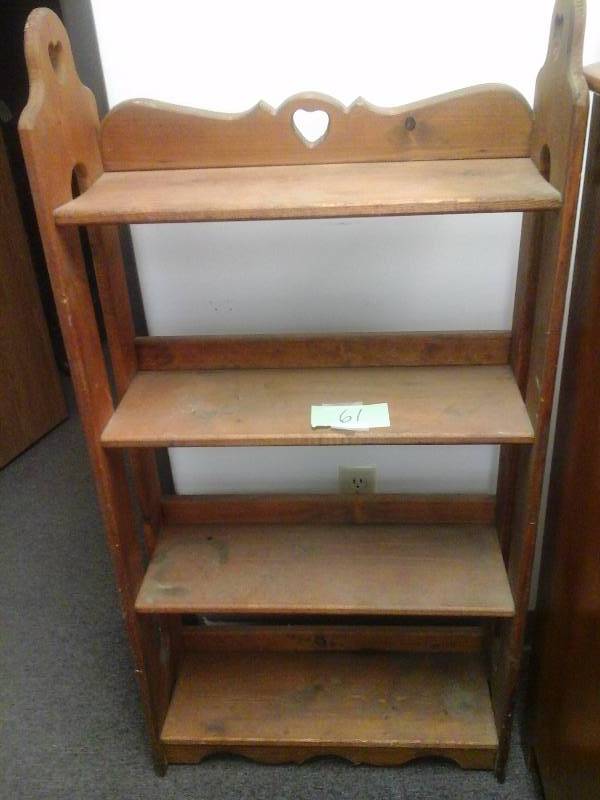 lot 61 image: Wood Book Shelf
