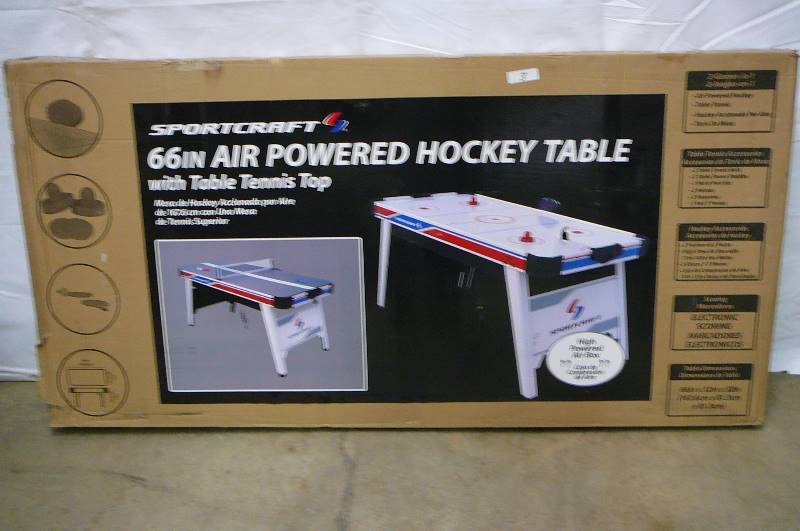 Air Hockey Table with Table Tennis