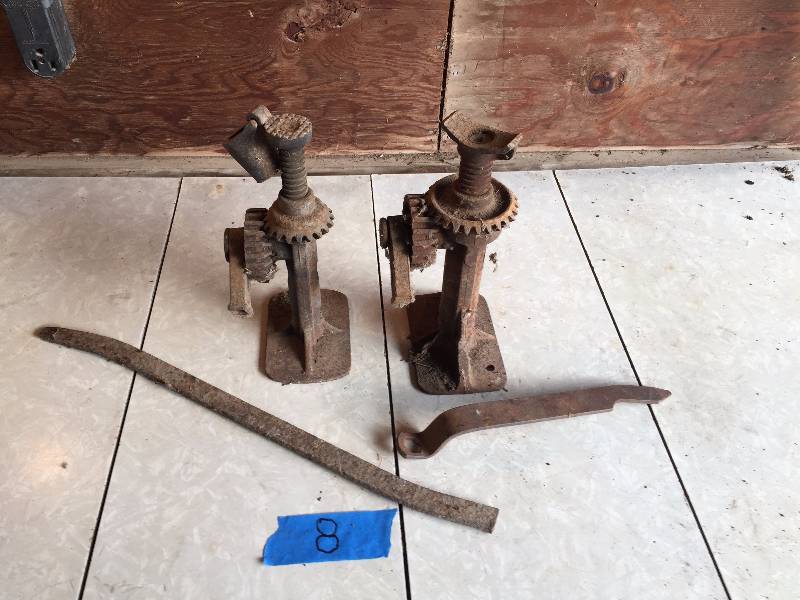 2 OLD ROTARY JACKS