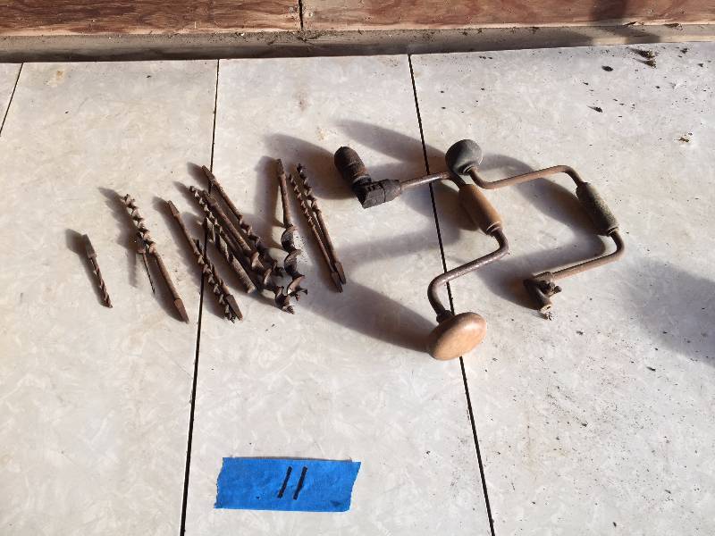 ANTIQUE DRILLS AND BITS