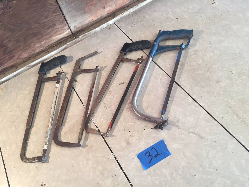 4 HACK SAWS