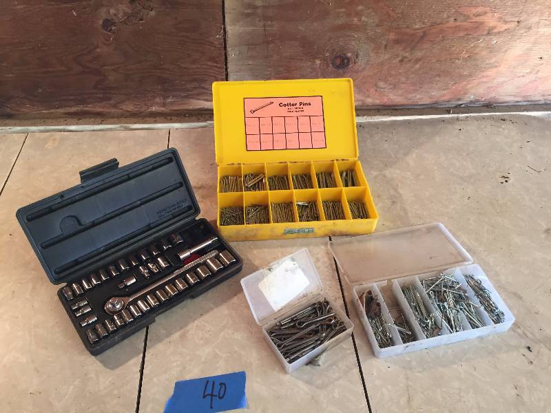 SOCKET SET AND COTTER KEYS