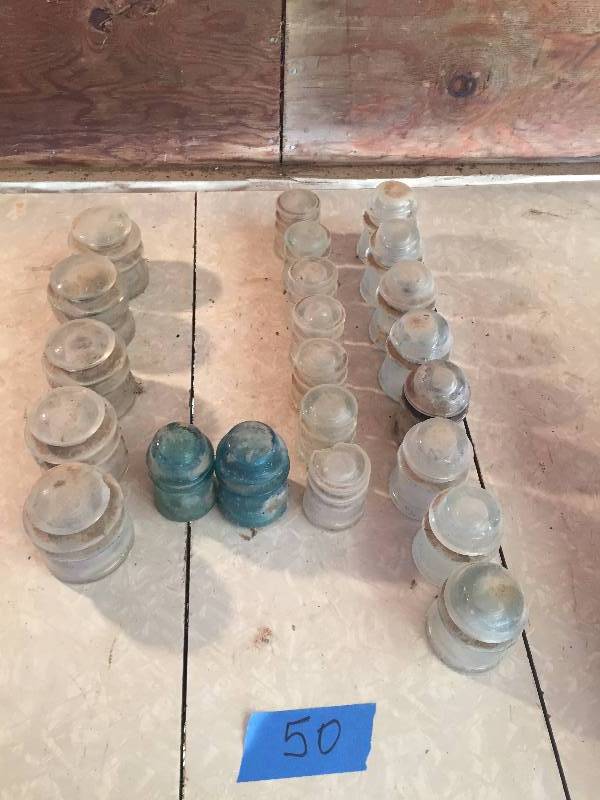 ANTIQUE INSULATORS FOR POWER POLES