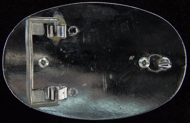 1921 MORGAN DOLLAR BELT BUCKLE NICELY FASHIONED