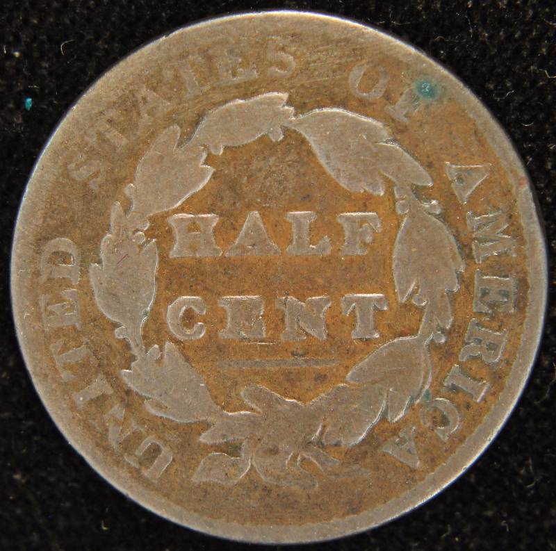 1828 US CLASSIC HEAD HALF CENT