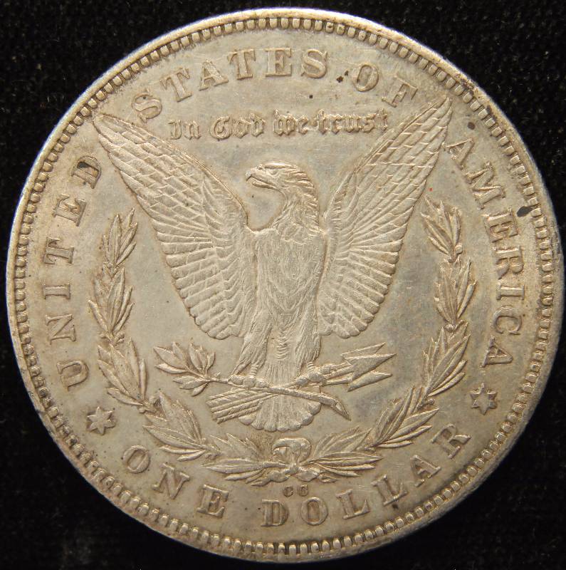 1878-CC CARSON CITY MORGAN SILVER DOLLAR AU