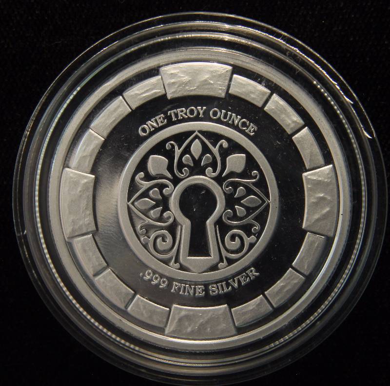 1 TROY OZ. .999 FINE SILVER PROOF NWT MINT STANSBERRY RESEARCH IN AIRTITE HOLDER