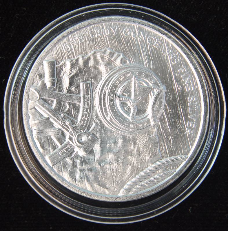 1 TROY OZ. .999 FINE SILVER PROSPECTOR IN AIRTITE HOLDER
