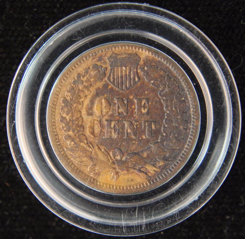 1898 INDIAN HEAD CENT FINE IN AIRTITE HOLDER