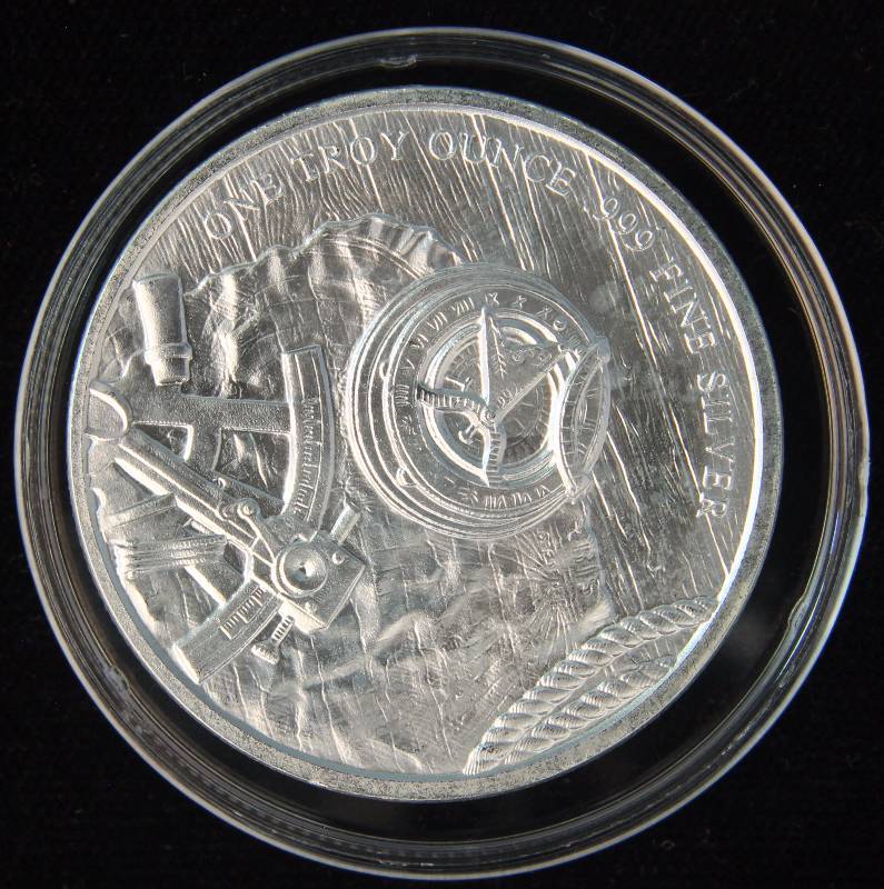1 TROY OZ. .999 FINE SILVER PROSPECTOR IN AIRTITE HOLDER