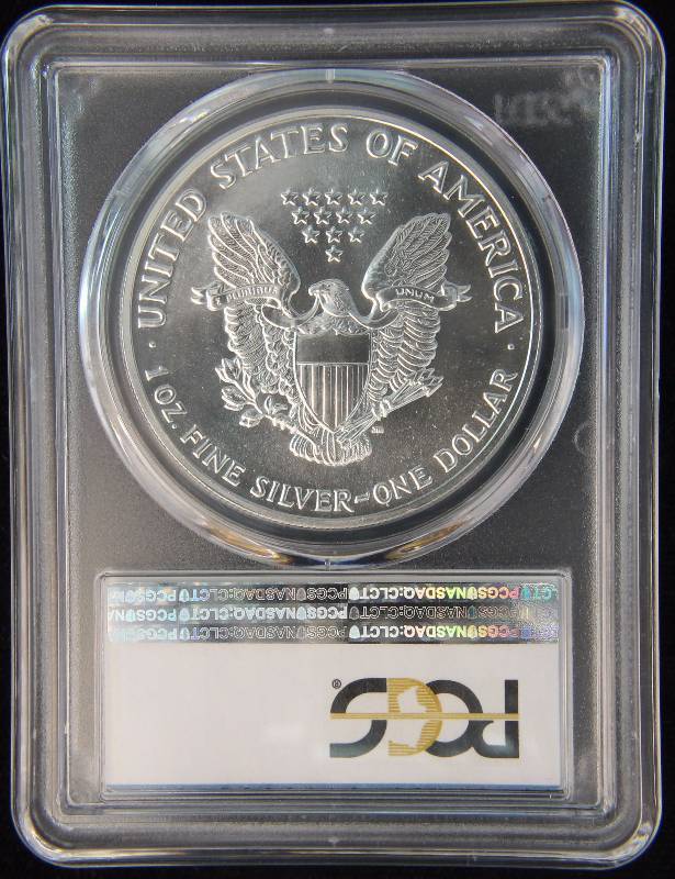 1989 AMERICAN SILVER EAGLE 1 TROY Oz. .999 FINE SILVER DOLLAR MS69 PCGS