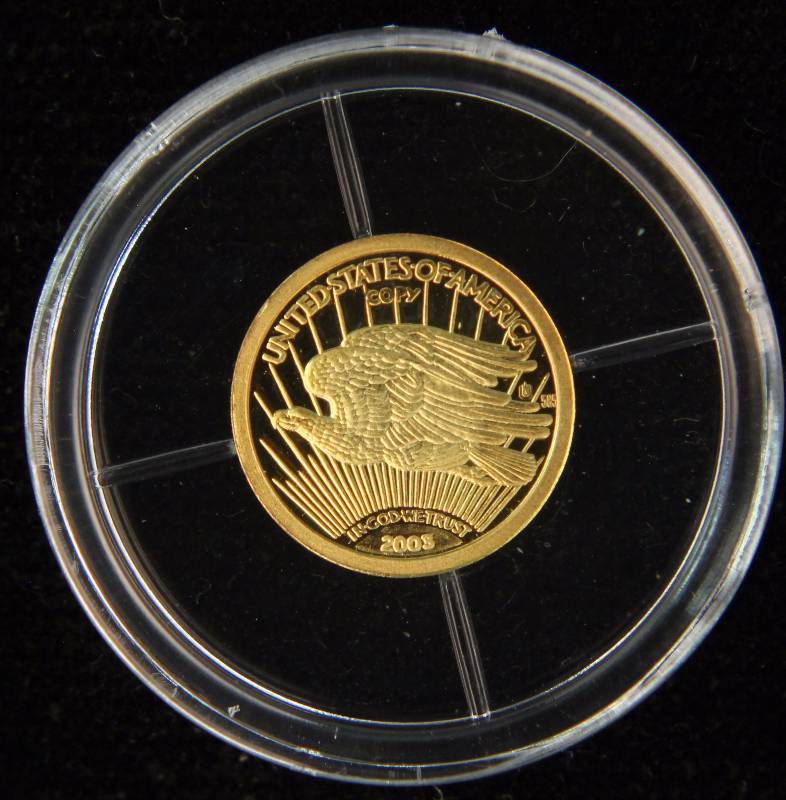 PROOF GOLD 12 GRAM (.5 G) .585 (14K) IN AIRTITE HOLDER