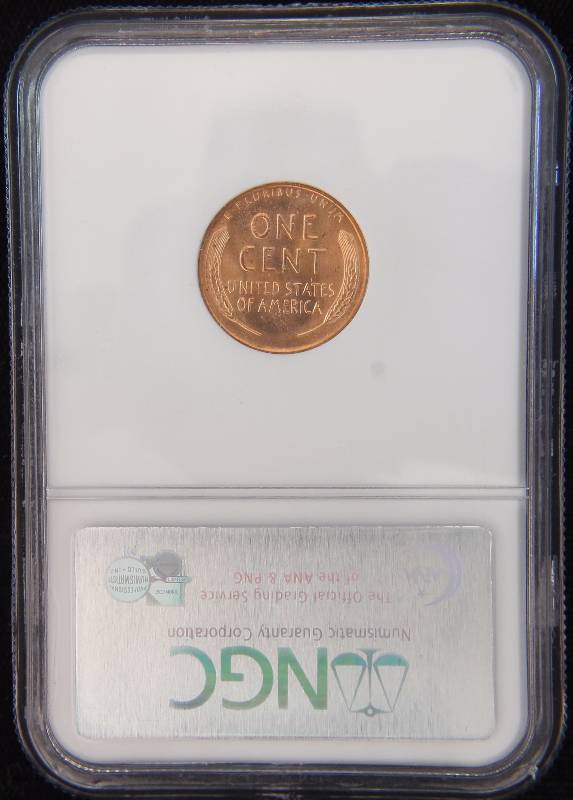 1956-D WHEAT CENT MS66RD NGC