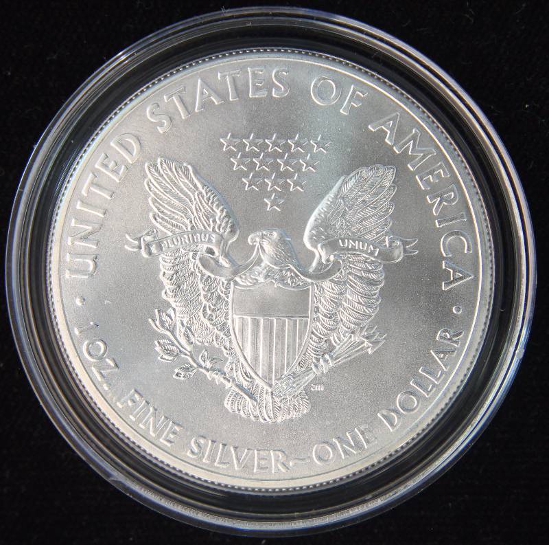 2013 AMERICAN SILVER EAGLE 1 TROY OZ. .999 FINE SILVER DOLLAR IN AIRTITE CAPSULE