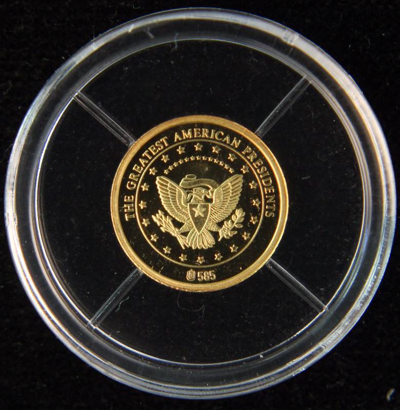 PROOF GOLD 12 GRAM (.5 G) .585 (14K) IN AIRTITE HOLDER