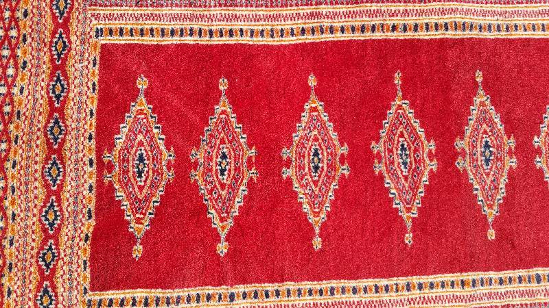lot 99 image: Antique Handwoven Persian Rug