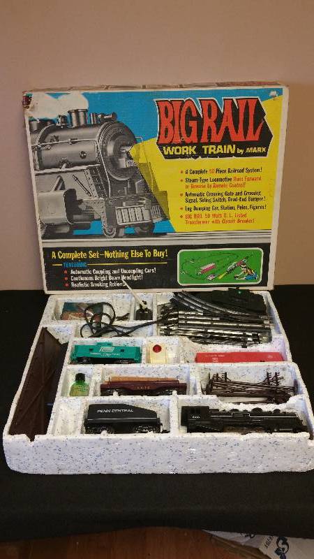 big rail work train by marx