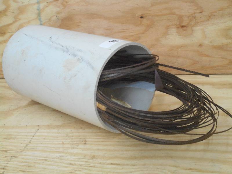 lot 26 image: Tube Of Assorted Bandsaw  Scroll S...