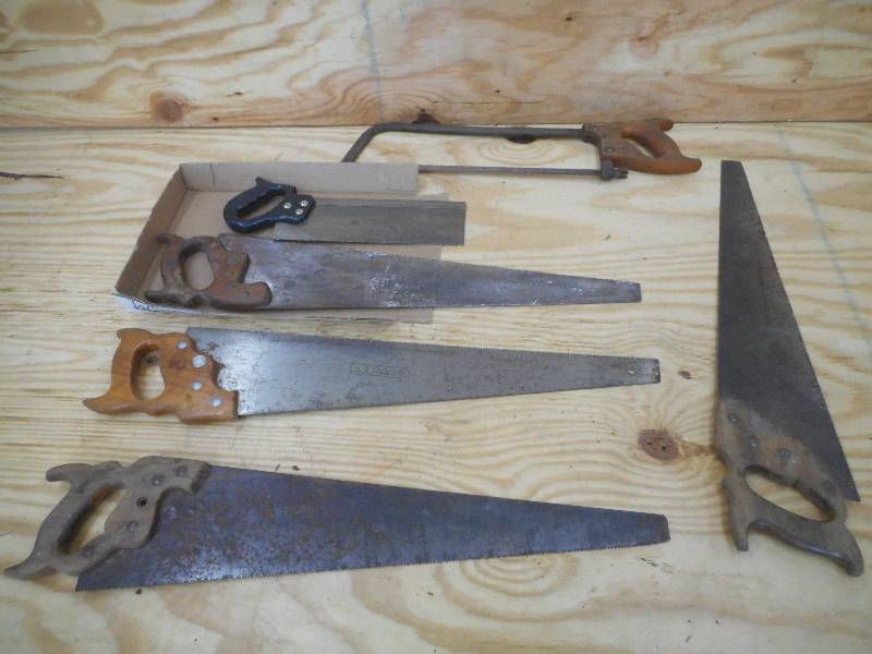 lot 35 image: Lot Of (6) Hand Saws ...