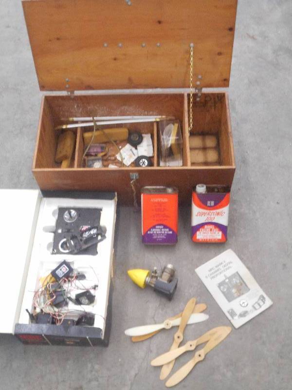 lot 50 image: Lot Of Assorted Vintage RC Controls...