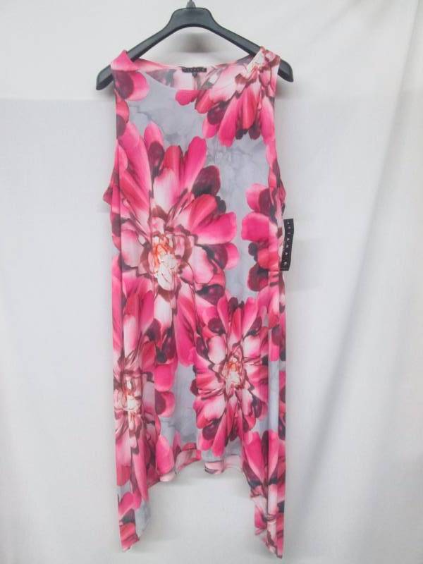 Tiana B Womens Plus Floral Print Dress