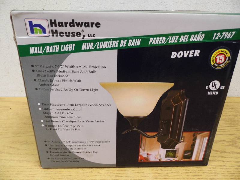Dover Wall  Bath Light