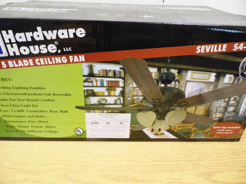 Seville 52 - 5 Blade Ceiling Fan