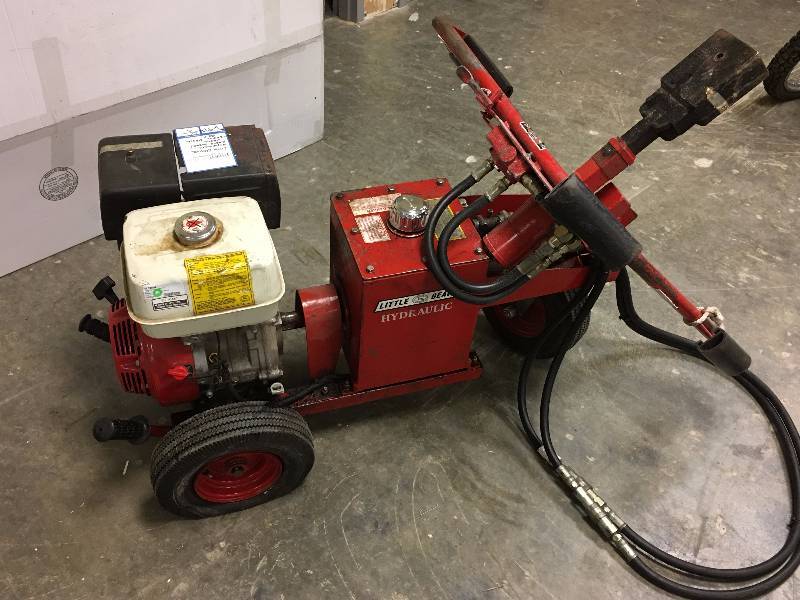 lot 800 image: HA-3464 HANDLE HYDRAULIC LITTLE BEAVER EARTH DRILL POWER SOUCE AUGER 11 HP GX340 HONDA MOTOR PartsRepair
