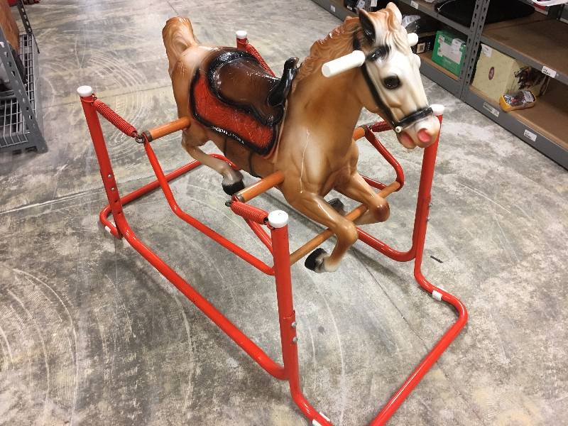 lot 802 image: Vintage Rocking Horse