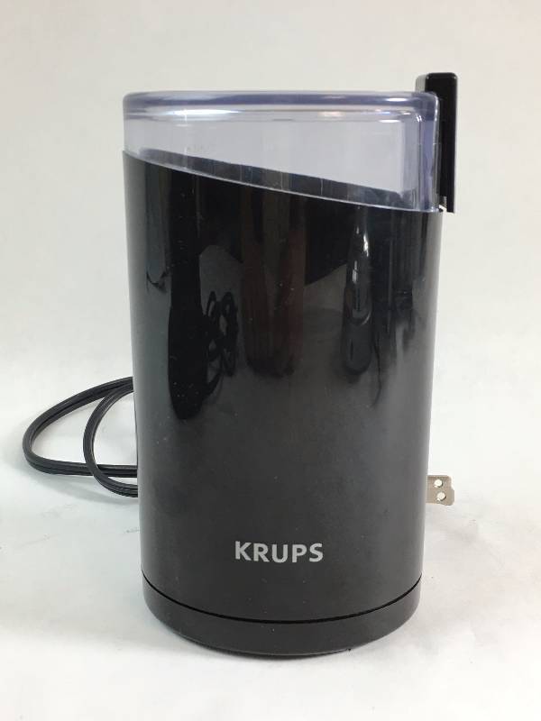 lot 205 image: Krups Coffee Spice Grinder, Stainless Steel Blade 120V Type F203