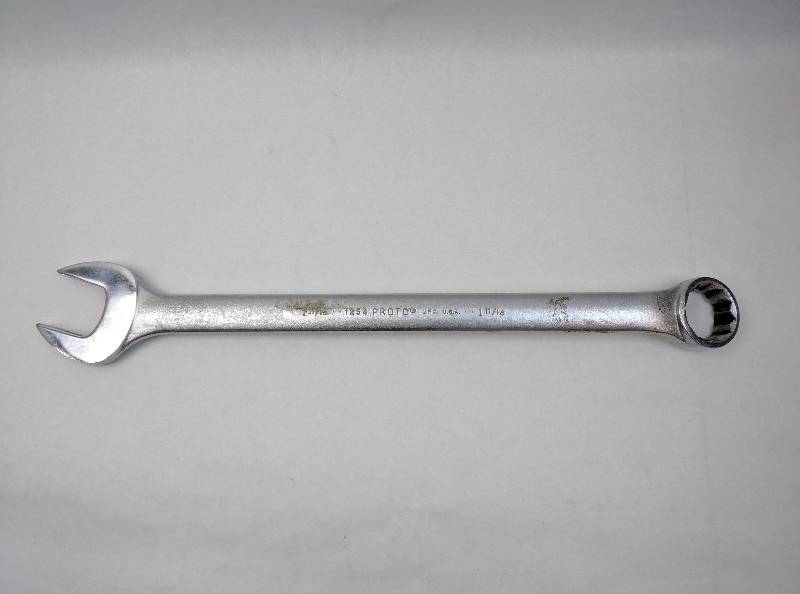 lot 2 image: Large 1-1116 PROTO 1254 Combination Box End 12pt Wrench USA 23 Steel