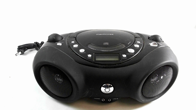 lot 210 image: Memorex CD player with AUX input
