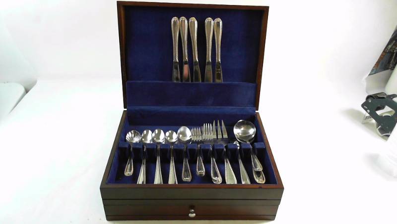 lot 240 image: Stainless Steel Flatware Set, In box