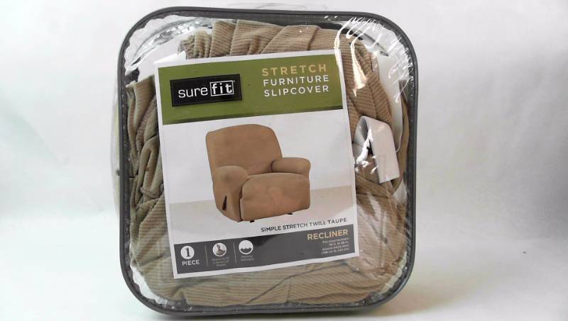 lot 270 image: Surefit Stretch Furniture Recliner Slipcover