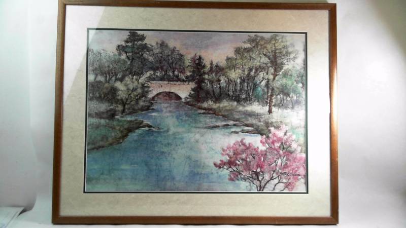 lot 607 image: Mckisson River Archway Framed Print