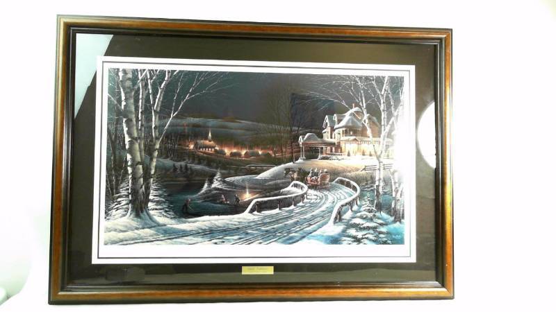lot 615 image: Terry Redlin Signed Print Family Traditions
