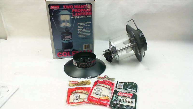 lot 19 image: Coleman Two mantle Propane Lantern (pressure Regulated) No Propane Included