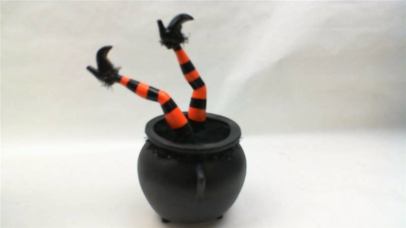 lot 35 image: Alcove Animated Kicking Witch 11 in tall