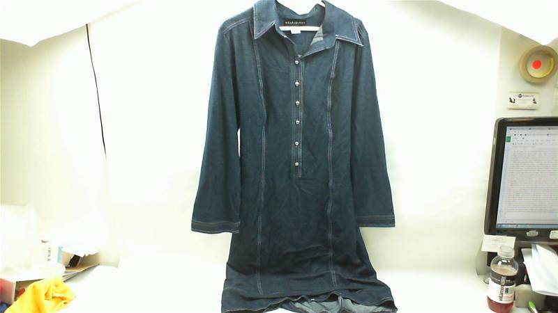 lot 45 image: Wearabouts Jean colored Jumper Dress With Belt Size XL