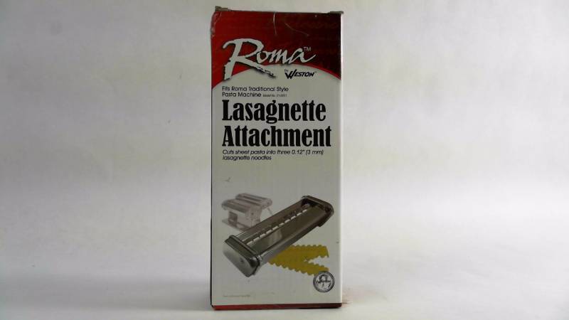 lot 293 image: Lasagnette Attachment Roma Traditional Pasta Machine
