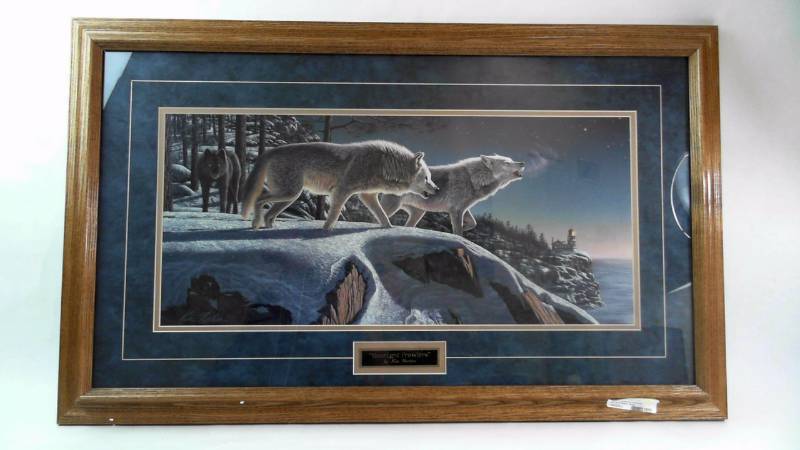 lot 629 image: Moonlight Prowlers Print by Kim Norlien