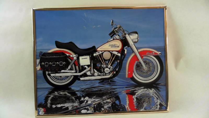 lot 632 image: Harley Davidson Photo Damaged