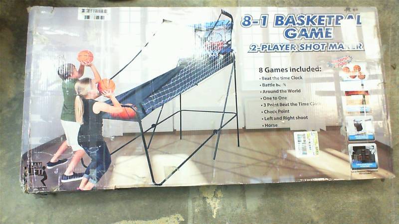 lot 79 image: Medal Sports 2-Player Basketball Game with 8-in-1 Game