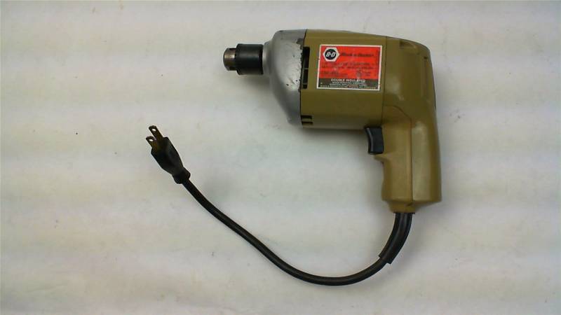 lot 135 image: Vintage BLACK & DECKER 14 Type 1 Drill NO.7004 2500rpm USA